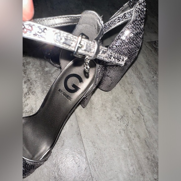 G by Guess silver dressy heels - Picture 7 of 12